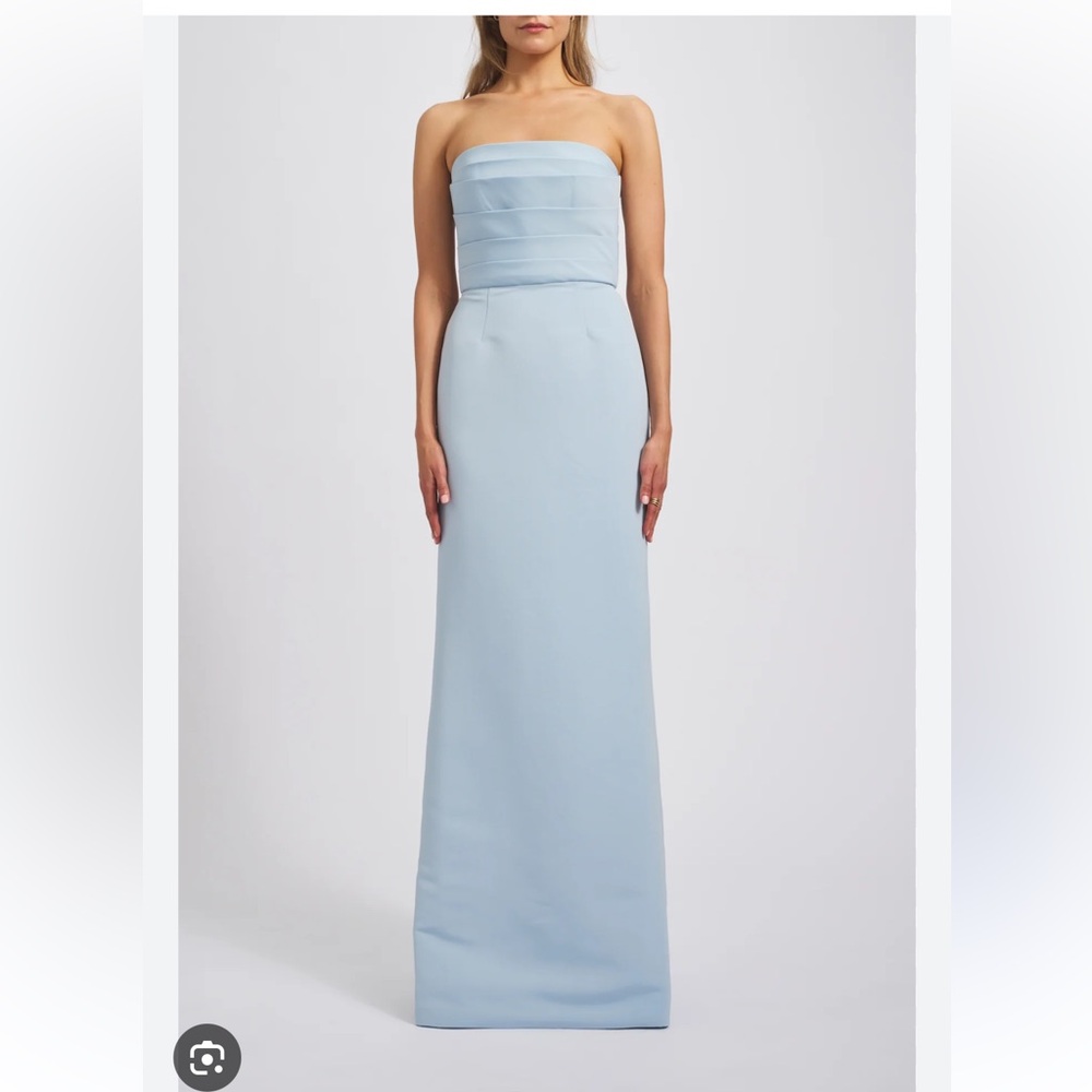 Elegant Blue Maxi Skirt